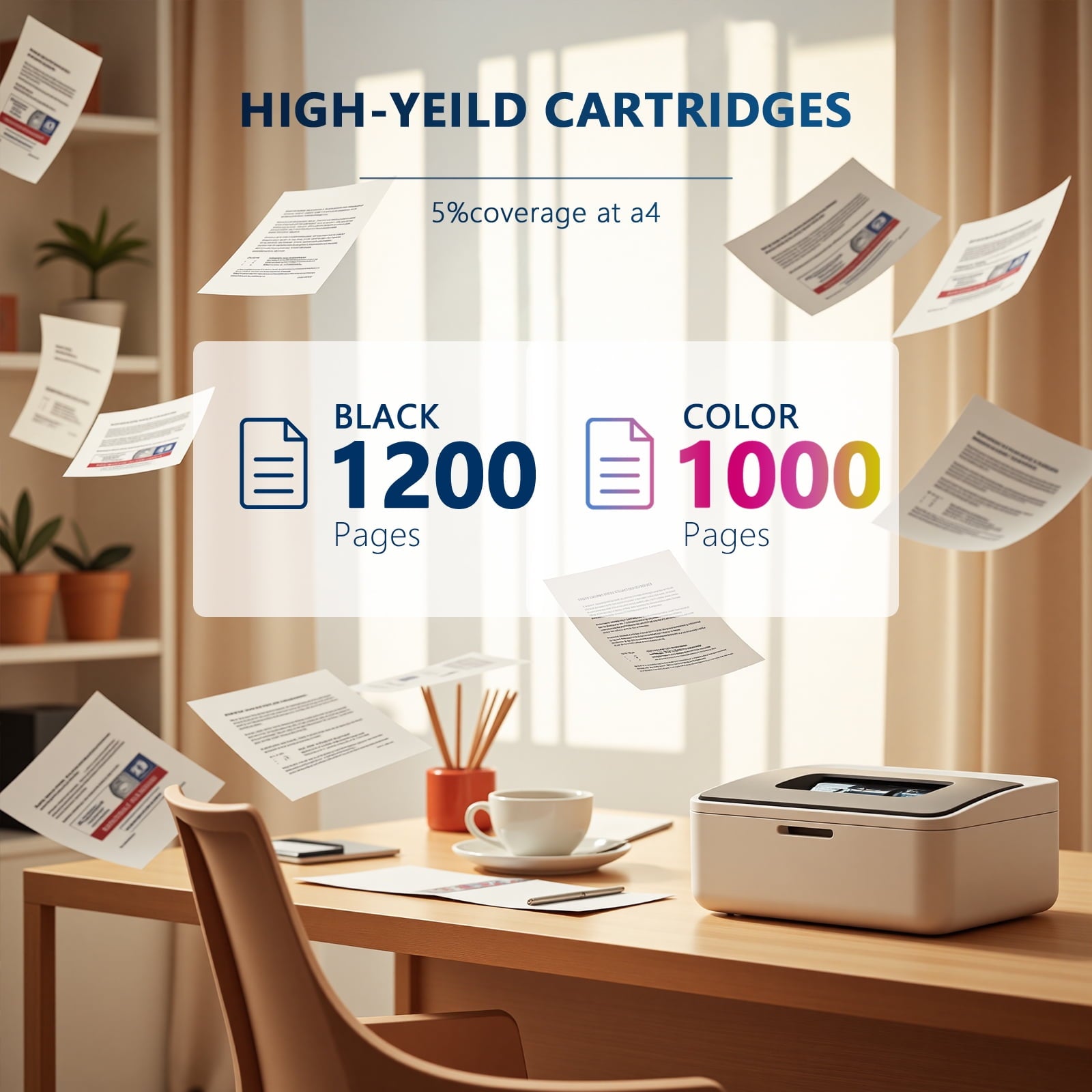 910XL Ink Cartridge Compatible for HP Ink 910 HP 910 Ink for HP Printer combo Pack Black Cyan Magenta Yellow（4Pack）